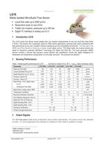 Liquid Flow Sensor LG16-1
