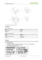 Sensirion Liquid Flow SLQ-QT500 Datasheet Preliminary V12 - 4