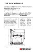 Z-20 LD-LP Lumber Press - 2