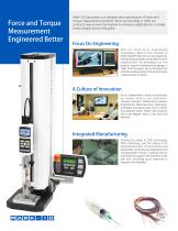 Force and Torque Measurement Products - 2