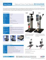 Manual Force Test Stands ES10 & ES20 - 1