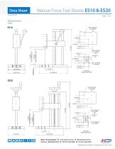 Manual Force Test Stands ES10 & ES20 - 2