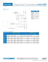 Plug and TestTM Force Sensors Series R04 - 2