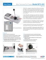 Wire Terminal Pull Tester Model WT3-201