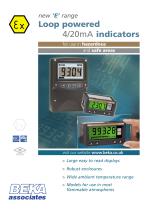 new ‘E’ range Loop powered 4/20mA indicators - 1