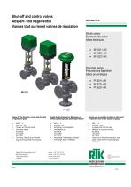 Control valve in two-way or three-way design with electric or pneumatic actuator 5200-AR-7010 - 1