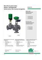 Control valve in two-way or three-way design with electric or pneumatic actuator 5300-AR-7010 - 1