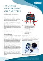 Measurement of car tyres - 1