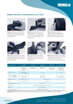 Measurement of car tyres - 2