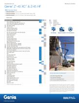 Articulated Boom Lifts - Genie® Z® -45 XC™ & Z-45 HF-2