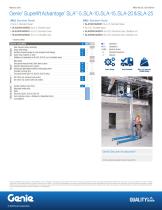 Genie® Superlift Advantage® SLA™-5, SLA-10, SLA-15, SLA-20 & SLA-25-2