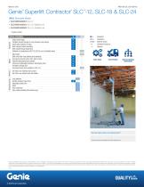 Genie® Superlift Contractor® SLC™-12, SLC-18 & SLC-24-2