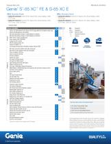 Telescopic Boom Lifts - Genie® S® -85 XC™ FE & S-85 XC E-2