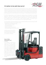 4-wheel explosion proof electric forklift truck M 700-4 EEx Zone 2 - 2