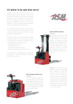 Explosion proof electric pedestrian stackers- Zone 1 - 2