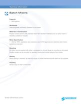 Batch Mixers - Technical information-1