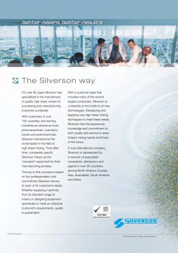 Intro to Silverson