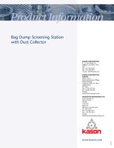 Bag Dump Screening Station with Dust Collector - 1