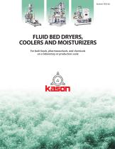 FLUID BED DRYERS, COOLERS AND MOISTURIZERS-1