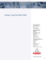 Sanitary, Gap-Free Batch Sifter-1