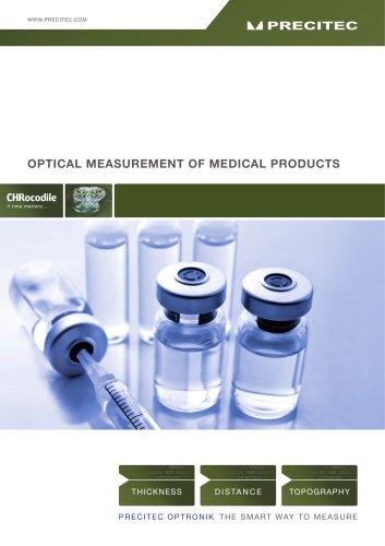 Optical Measurement of Medical Products