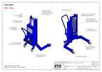 Drum Lifter - DTP03-R500 - Technical Drawings (Manual drum lifter DTP03-R500)