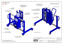 Drum Lifter - DTP04-R500-1250-LC - Technical Drawings (Hydraulic drum lifter - DTP04-R500-1250-LC)-1