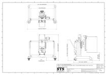 Drum Lifter - DTP04-R500-1250-LC - Technical Drawings (Hydraulic drum lifter - DTP04-R500-1250-LC)-2