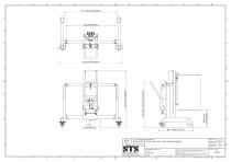Drum Lifter - DTP04-R500-1250 - Technical Drawings (Manual drum lifter DTP04-R500-1250)-2