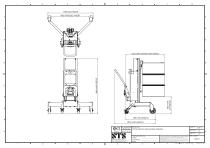 Drum Lifter - DTP05-R500-SS - Technical Drawings (Manual drum lifter DTP05-R500-SS)-2
