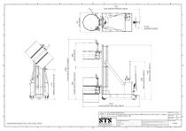 Drum Lifter- DTP08-350kg-R1260-DR - Technical Drawings (Manual Drum Lifter DTP08-350kg-R1260-DR)-2
