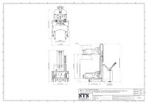 Drum Tipper - STE05-RRH01-SS - Technical Drawings (Pneumatic drum lifter STE05-RRH01-SS)-2