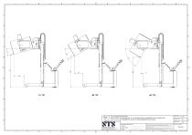 Drum Tipper - STE05-RRH01-SS - Technical Drawings (Pneumatic drum lifter STE05-RRH01-SS)-3