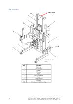 Drum Tipper - STM01-DRU01 - Operation Manual (Manual drum lifter STM01-DRU01)-8