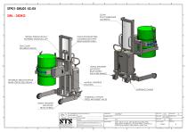 Drum Tipper - STP01-DRU01-SS-Ex - Technical Drawings (Pneumatic drum lifter STP01-DRU01-SS-Ex)
