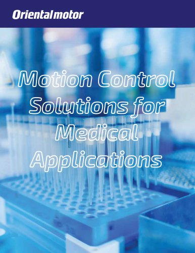 Motion Control Solution for Medical Applications