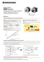 2-phase Stepper Motors with Encoder 1000 P/R PKP Series-1