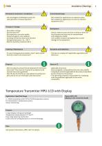 TFP-42, -52, -62, -162, -182 Temperature Sensor with M12 hygienic - 6