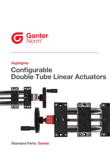 Configurable Double Tube Linear Actuators