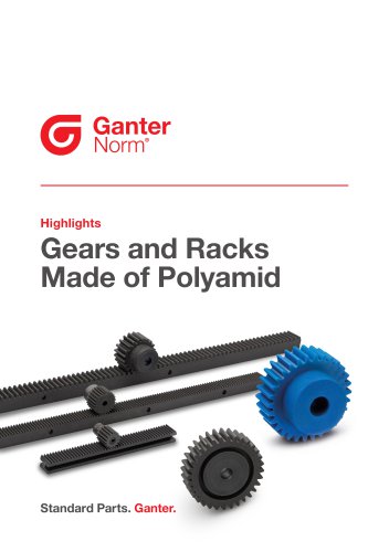 Gears and Racks Made of Polyamid