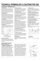 Snap action switch technical information - 1