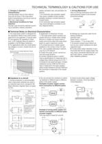 Snap action switch technical information - 2