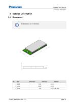 PAN9420 Fully Embedded Stand - Alone Wi - Fi Module - 14