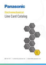 Panasonic Electromechanical Line Card Catalog - 1