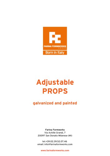 Ajustable PROPS