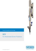 Electric Screwdriving Vaccum Spindle for restricted Screw Positions - SEV-1