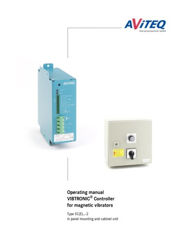 VIBTRONIC® controllers SC(E)