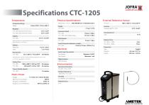 CTC 1205 Series Temperature Calibrator Datasheet-7