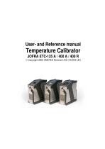 ETC Temperature Calibrator User Manual-2
