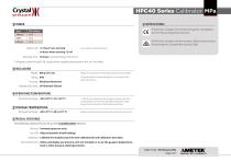 HPC40 Series Pressure Calibrator Datasheet MPa-5